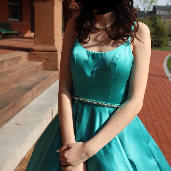 Blue Prom Dress - Picture 4 of 4